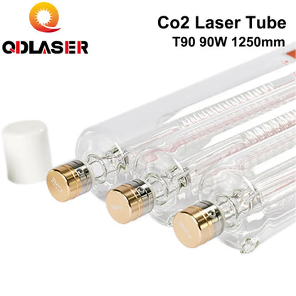 SPT T90 CO2 Laser Tube 90W 90-100W Length 1250mm Dia.80mm for Co2 Laser Engraving and Cutting Machine