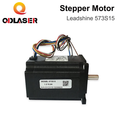 QDLASER Leadshine 573S15 3 Phase Stepper Motor for NEMA23 5A Length 79mm (2.99 Inch) Shaft 8mm (0.315 Inch)