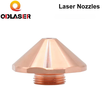QDLASER Laser Cutting Nozzles Caliber 0.8mm-1.7mm Single Layer Dia.24 for Fiber Laser Cutting Head
