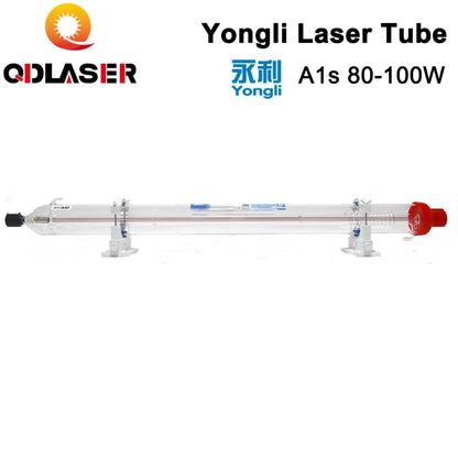 Yongli A1s 90W CO2 Laser Glass Tube Length 1100 Dia. 80mm for CO2 Laser Engraving and Cutting Machine