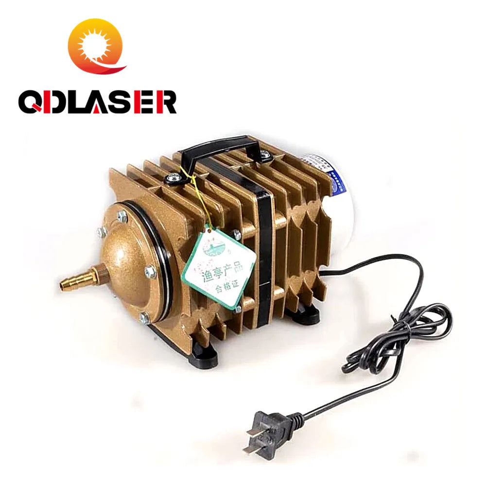 QDLASER ACO-007 220V 120W 90L/min Electric Magnetic Air Compressor Pump For Laser Machine Ash Remove Aquarium Fish Farming