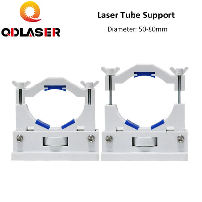 QDLASER Co2 Laser Tube Holder Support For 50-80mm Diameter Yongli Plastic Laser Tube