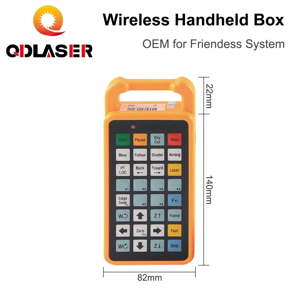 QDLASER FSCUT Wireless Handle Box Fiber Laser Control System OEM for Fiber Optic FSCUT FSCUT2000C CypCut BCS100 BMC1604
