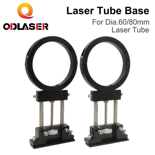 QDLASER CO2 Laser Tube FS Metal Bracket Brackets Diameter 60/80mm Suitable for Laser Engraving and Cutting Machines