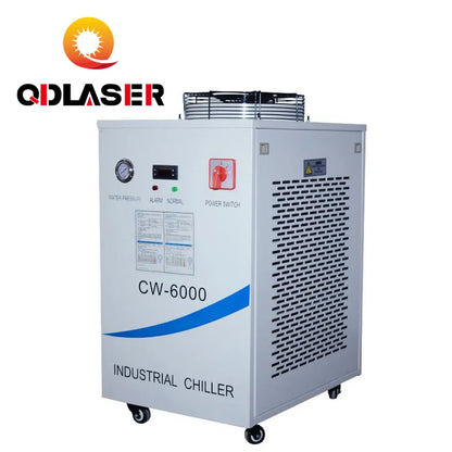 QDLASER Industrial Water Chiller CW6000 For CO2 Laser Tubes Cooling