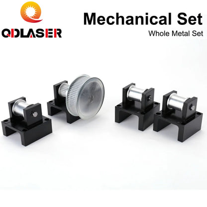 QDLASER Gear Base Set Machine Co2 Laser Mechanical Parts for Co2 Laser Engraving Cutting Machine