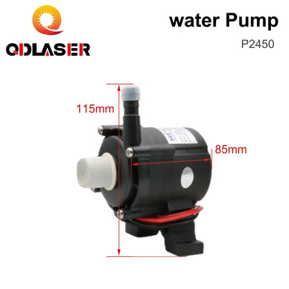 QDLASER S&A Industrial Water Pumps P2430 P2450 P24100 for S&A Industrial Chiller CW-3000 TG(DG) CW-5000 DG(TG) CW-5200 TH(DH)