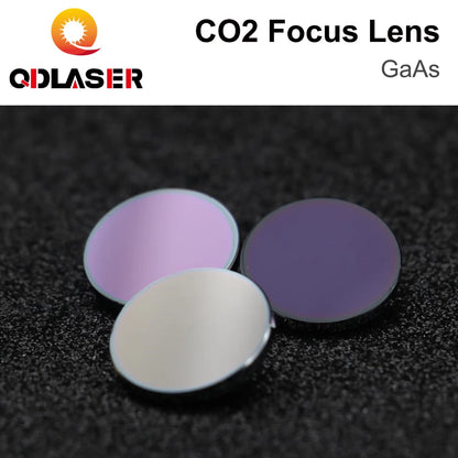 QDLASER CO2 Focus Lens GaAs Dia. 19.05 / 20mm FL 50.8 63.5 101.6mm 1.5-4" High Quality for CO2 Laser Engraving Cutting Machine