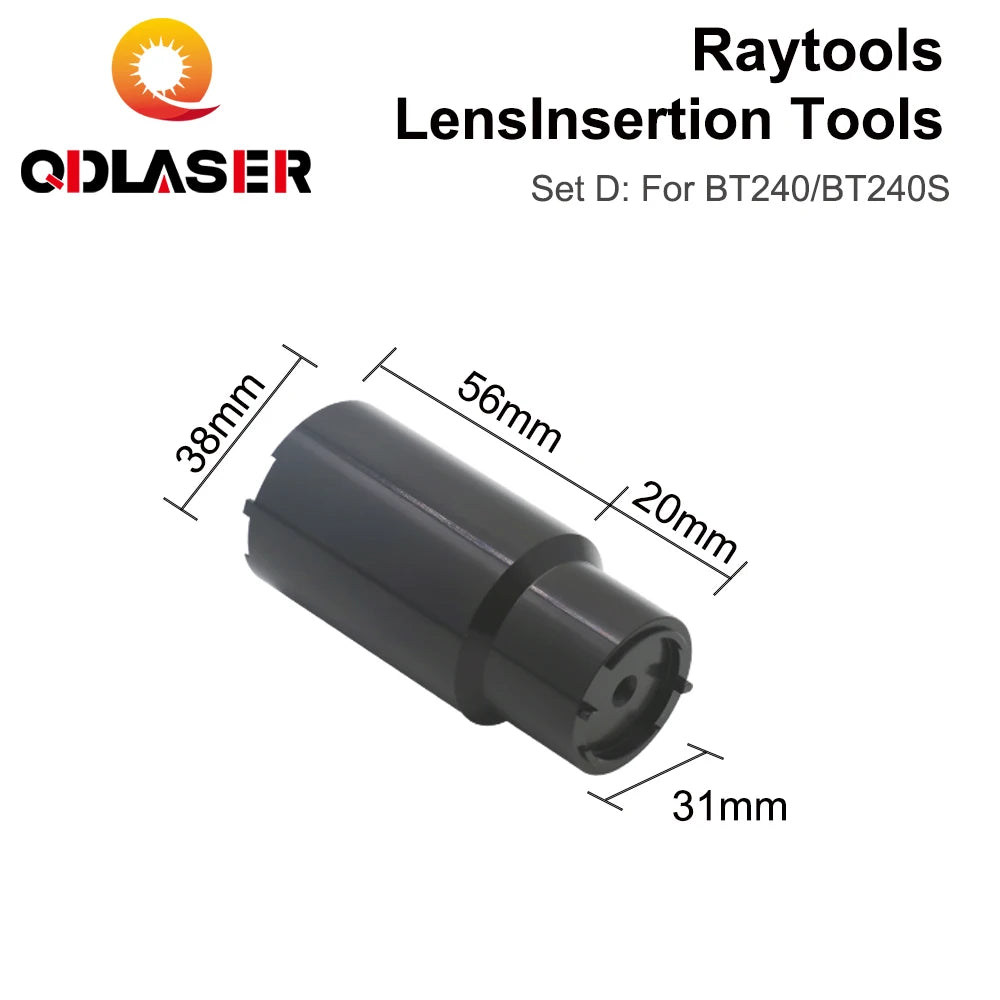 QDLASER Lens Insertion Tool for Raytools Focusing Collimating Lens on BT210S BT240S BM 109 BM111 BM114 Fiber Laser Cutting Head