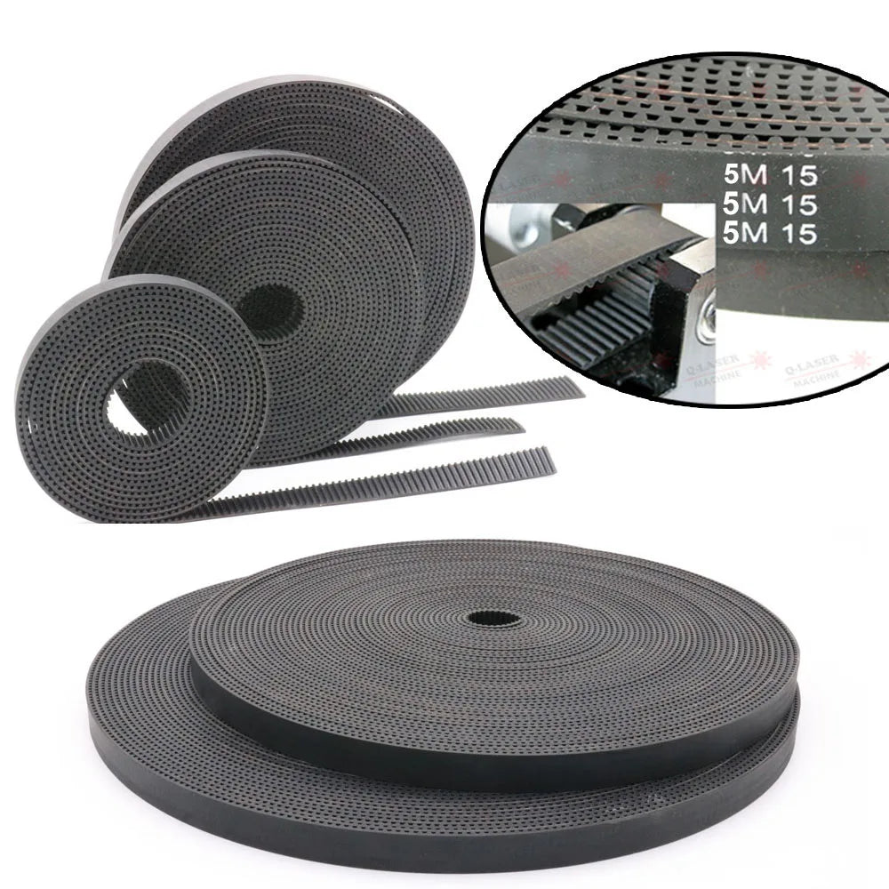 QDLASER CO2 Laser Machine Mechanical Parts HTD-5M Timing Belt 5/10/12/15/20/25/30/40mm