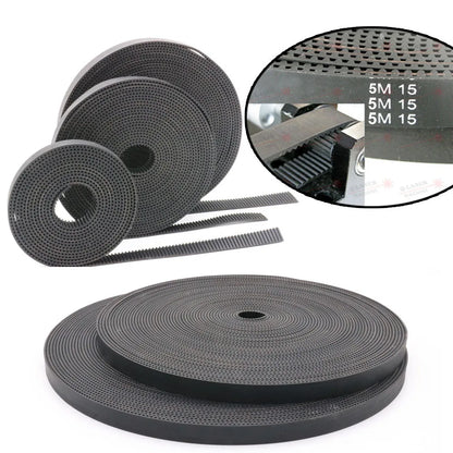 QDLASER CO2 Laser Machine Mechanical Parts HTD-5M Timing Belt 5/10/12/15/20/25/30/40mm