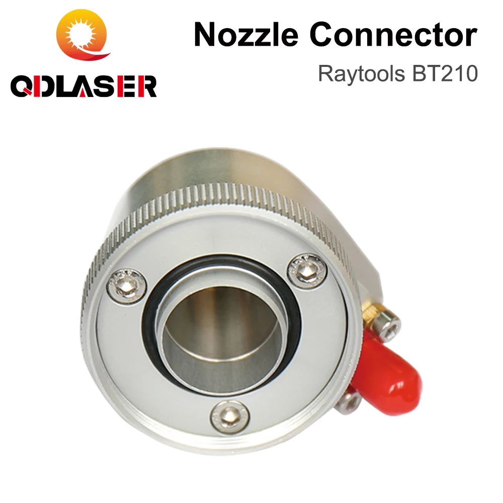 QDLASER BT210 BT210S Nozzle Connector Fiber Laser Cutting Head Nozzle Holder Part for Raytools Fiber Metal Cutting Machine