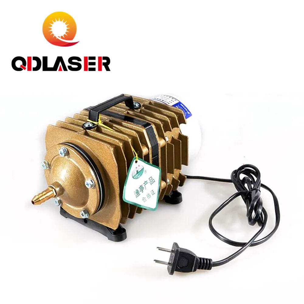 QDLASER Electrical Magnetic Air Compressor 220V 70L/Min ACO-005 SUNSUN Air Pump 80W for Laser Machine Home Aquarium Aerator Fish