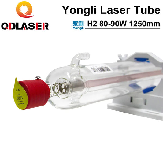 Yongli Laser Tube H2 80W Co2 Laser Glass Tube for Co2 Laser Engraving and Cutting Machine