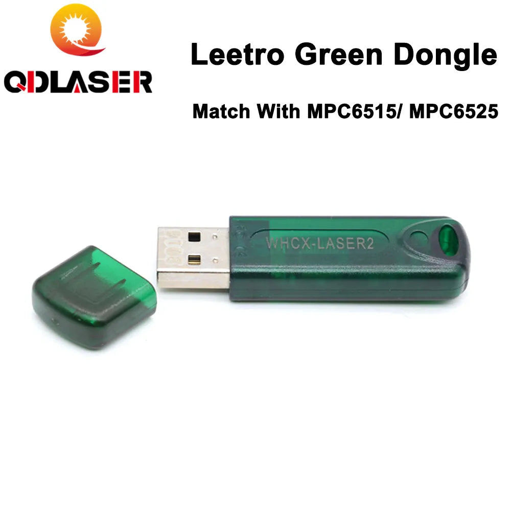 Leetro Laser Controller Green USB Dongle for Co2 Laser Controller MPC6515 MPC6525 MPC6525A Key Laser Cut 5.3