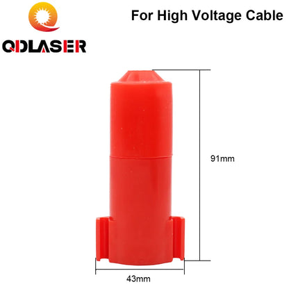 Yongli Male Female High Voltage Connector For Battery Helicopter DIY Laser Tube CO2 Cutting Machine