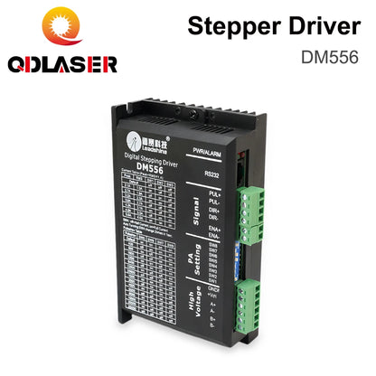 QDLASER Leadshine DM556 2 Phase Stepper Driver, 20-50VAC, 0.5-5.6A, 7-16mA for Stepper Motors