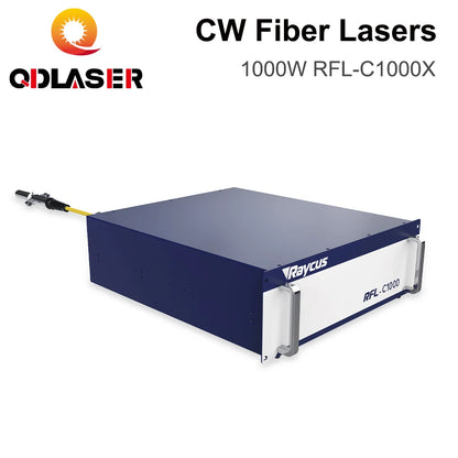 QDLASER Original Raycus Laser Source 1000W Single Module CW Laser RFL-C1000X 2 Years Warranty for Fiber Cutting Machine