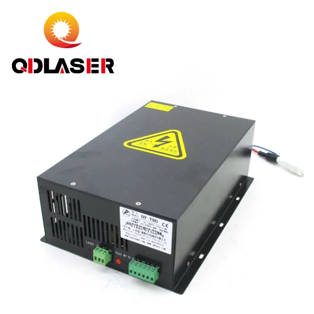 QDLASER CO2 Laser 80W Power Supply HY-T80 for CO2 Laser Engraving Cutting Machine