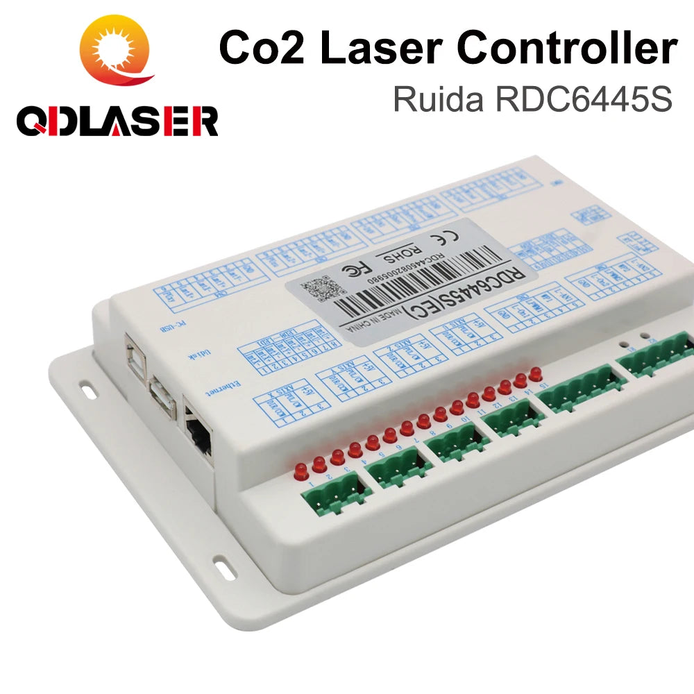 Ruida RDC6445S RDC6445G Laser Controller for CO2 Laser Engraving and Cutting Machine DSP Laser Control System