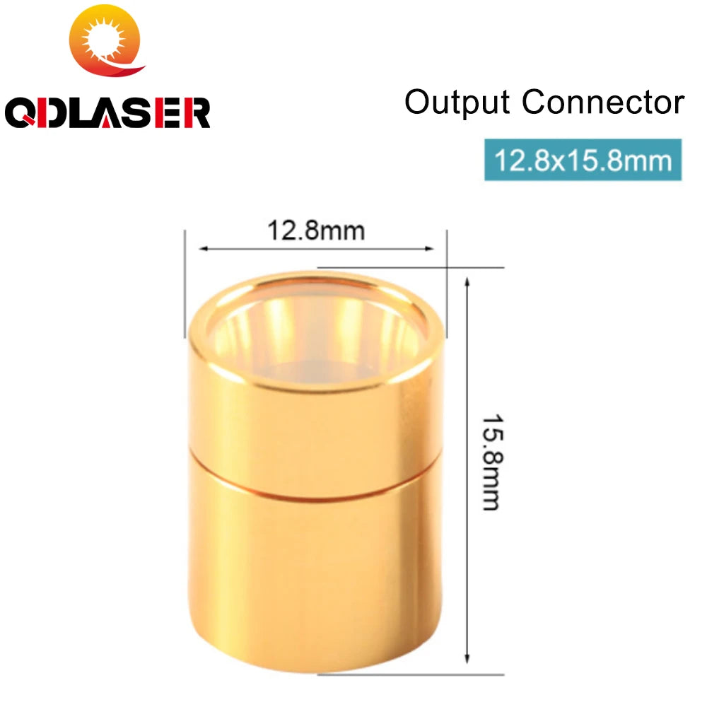 QDLASER Output Connector Protective Lens Group for Raycus Fiber Power Source Laser Cutting Head