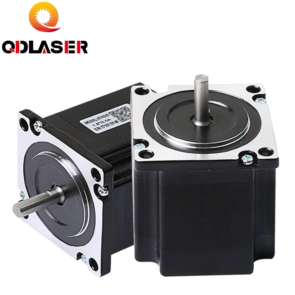 QDLASER Nema23 1.8 Degree 2-Phase Hybrid Stepper Motor 57HS09 for Co2 Laser Engraving and Cutting Machine
