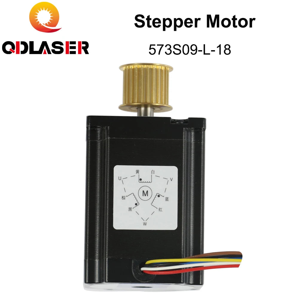 QDLASER Leadshine 3-Phase Stepper Motor 573S09-L-18
