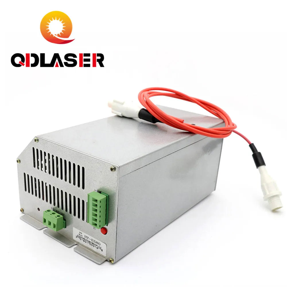 QDLASER HY-ES80 CO2 Laser Power Supply 80W for Co2 Laser Engraving and Cutting Machine