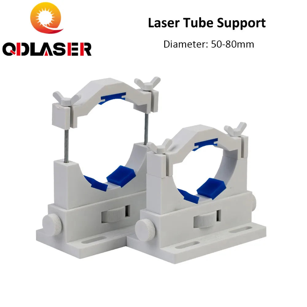 QDLASER Co2 Yongli Plastic Laser Tube Holder Support For 50-80mm Diameter Laser Tube