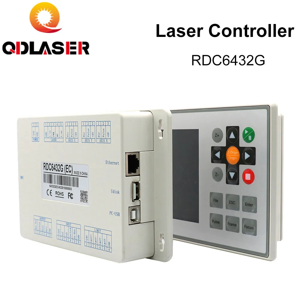 QDLASER Ruida RDC6432G CO2 Laser Controller System for Laser Engraving Cutting Machine Replace AWC708S Ruida 6442S Ruida Leetro