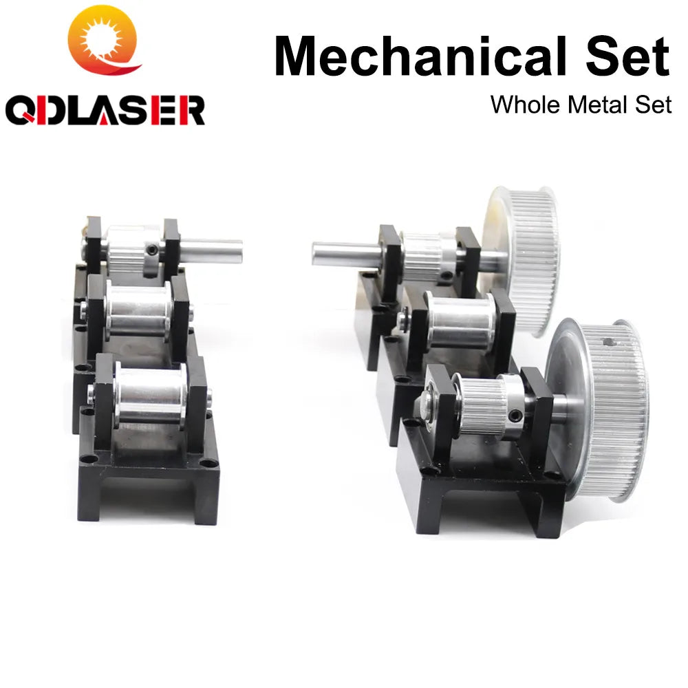 QDLASER Gear Base Set Machine Co2 Laser Mechanical Parts for Co2 Laser Engraving Cutting Machine
