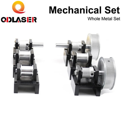 QDLASER Gear Base Set Machine Co2 Laser Mechanical Parts for Co2 Laser Engraving Cutting Machine