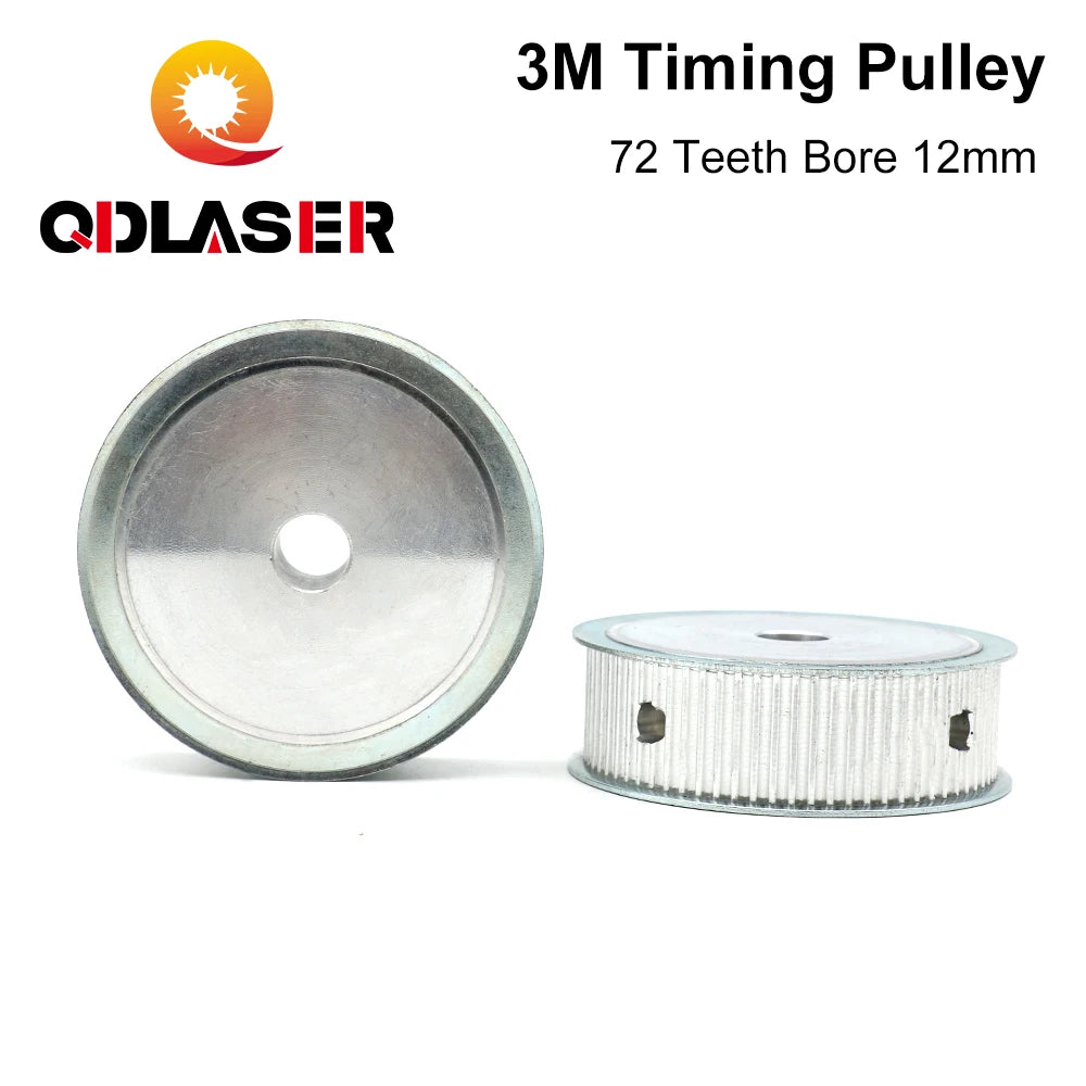 QDLASER 72T HTD-3M Timer Pulleys for Co2 Laser Spare Parts