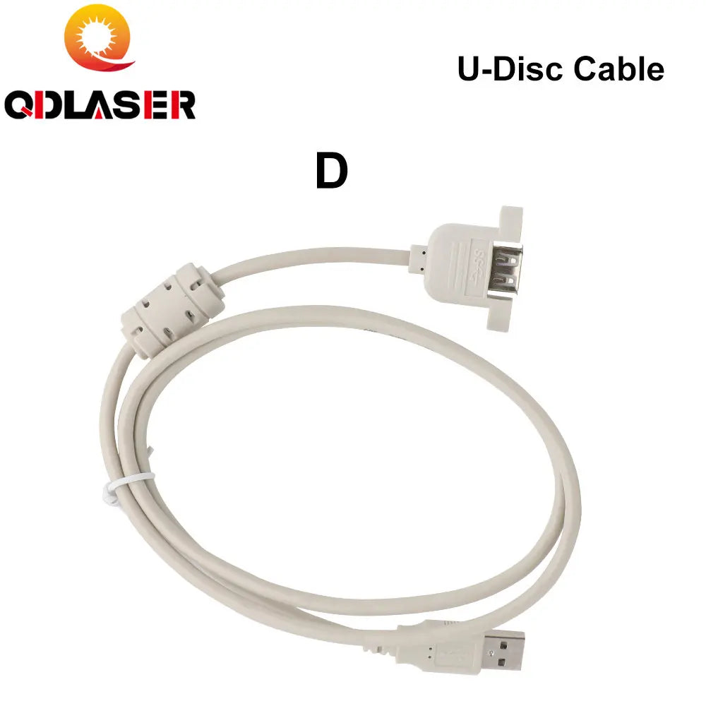 QDLASER Ruida RDC6442S  RDC6445G  RDC6432 Co2 Laser  Control Card USB Extension Cable Power Cable Adapter & Screws