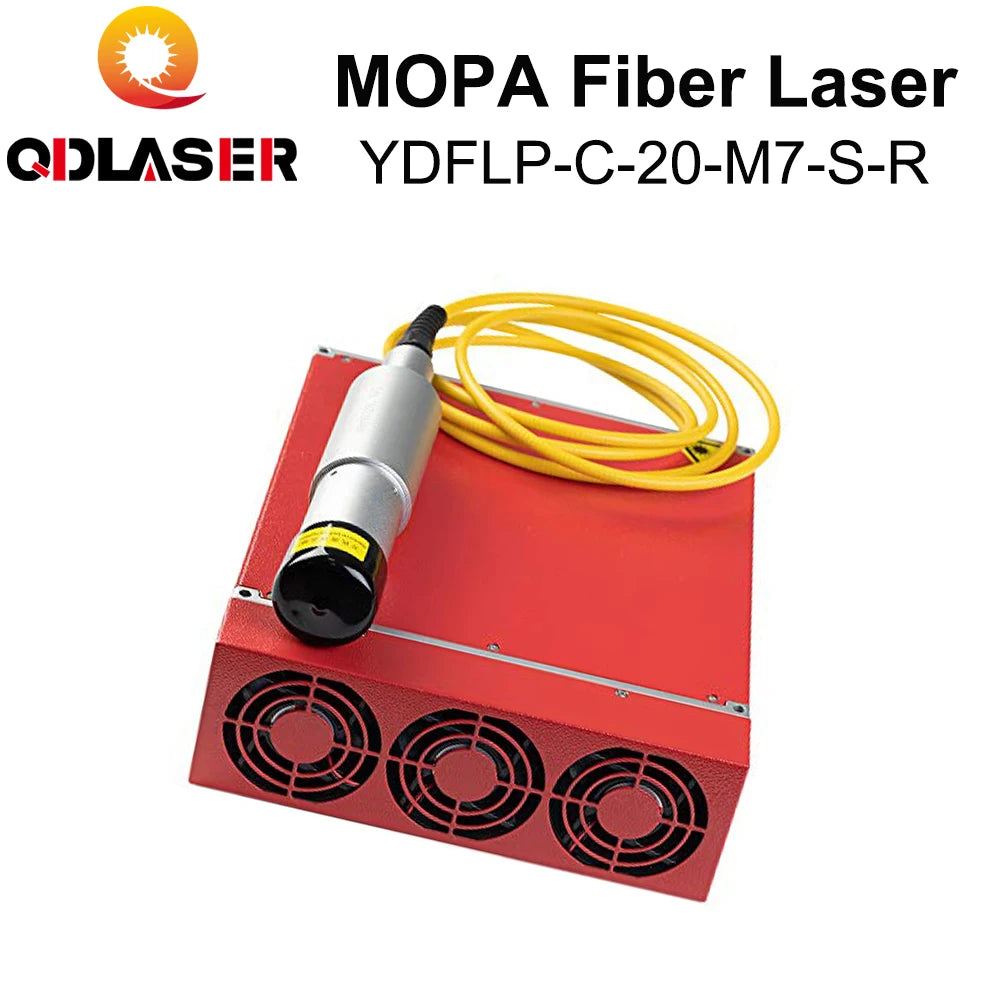 QDLASER 20W MOPA Fiber Laser Marking Machine Parts Fiber Laser Source
