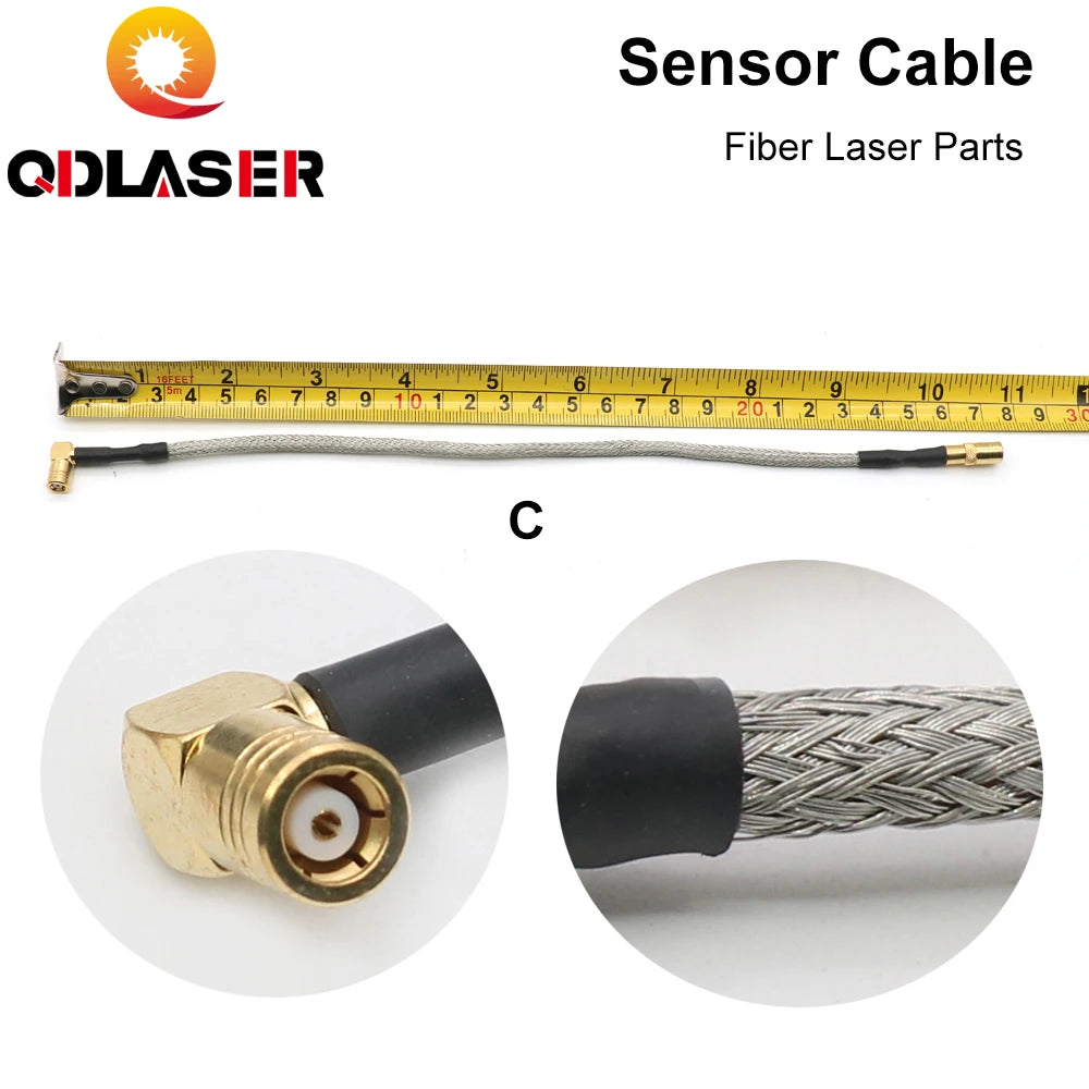QDLASER Fiber Laser Sensor Cable for Raytools Laser Cutting Machine Head