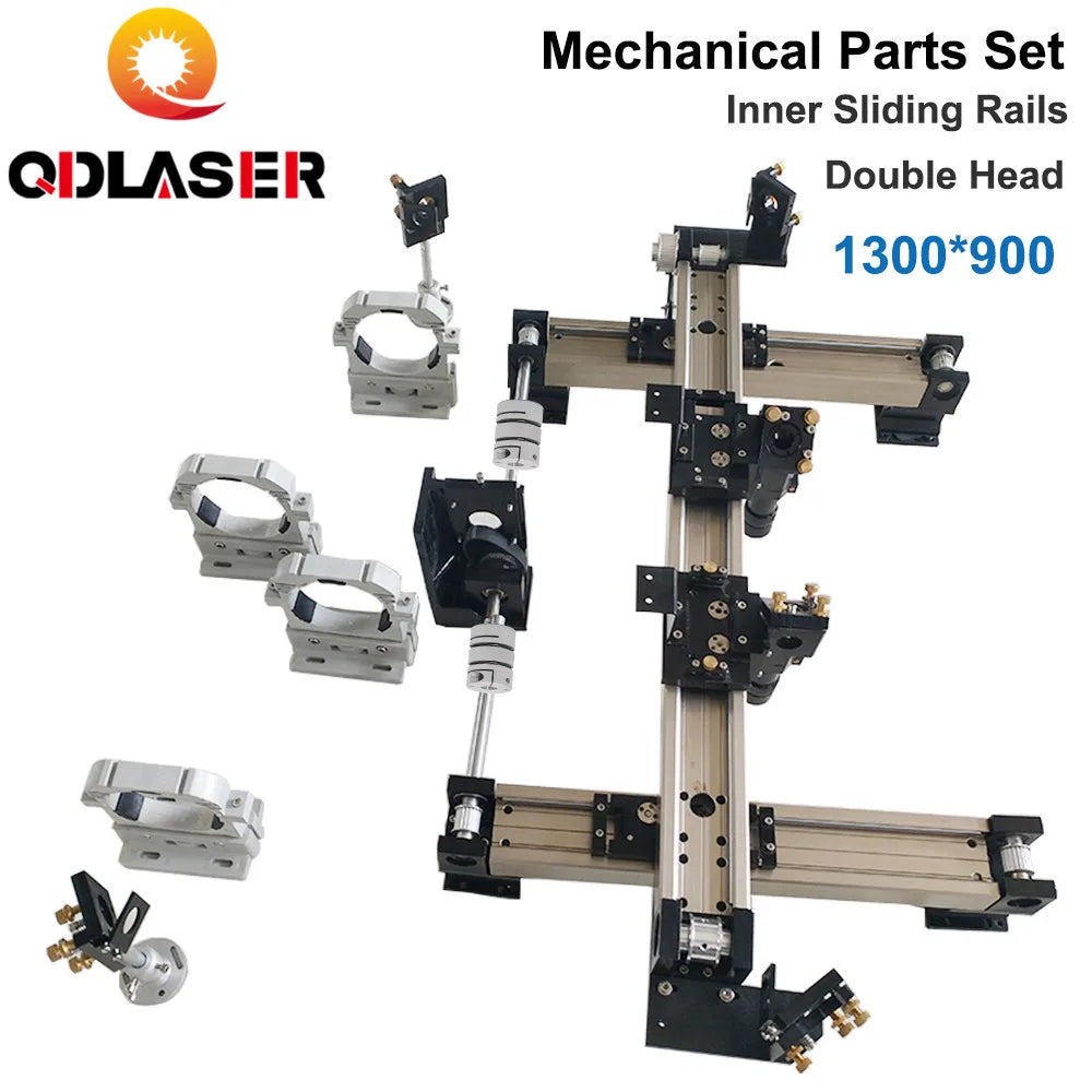 Inner Sliding Rail Set 6040/9060/1390 Single/Double Heads for CO2 DIY Cutting Machine KITS