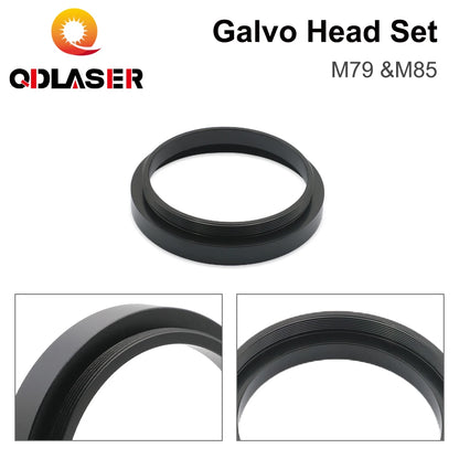F-theta Lens Male Thread Reverse Adapter Ring Height 18mm 34mm for Thread M85 M79 CO2 Laser &amp; Fiber Laser marking machine