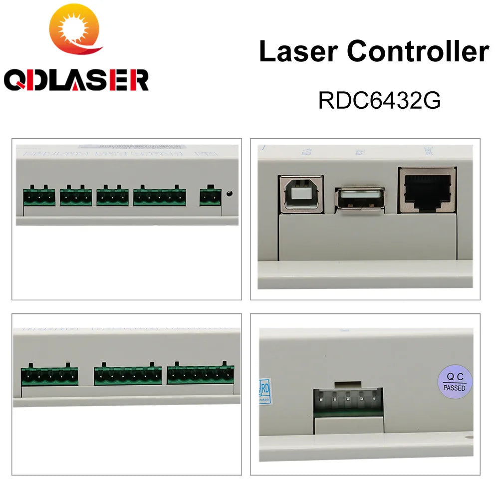 QDLASER Ruida RDC6432G CO2 Laser Controller System for Laser Engraving Cutting Machine Replace AWC708S Ruida 6442S Ruida Leetro