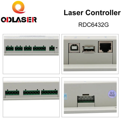 QDLASER Ruida RDC6432G CO2 Laser Controller System for Laser Engraving Cutting Machine Replace AWC708S Ruida 6442S Ruida Leetro