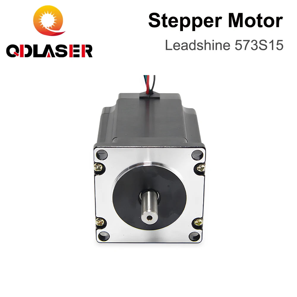 QDLASER Leadshine 573S15 3 Phase Stepper Motor for NEMA23 5A Length 79mm (2.99 Inch) Shaft 8mm (0.315 Inch)