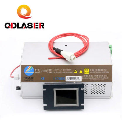 QDLASER 100-120W CO2 Laser Power Supply Monitor AC90-250V  EFR Tube for CO2 Laser Engraving Cutting Machine Z100 Z Series