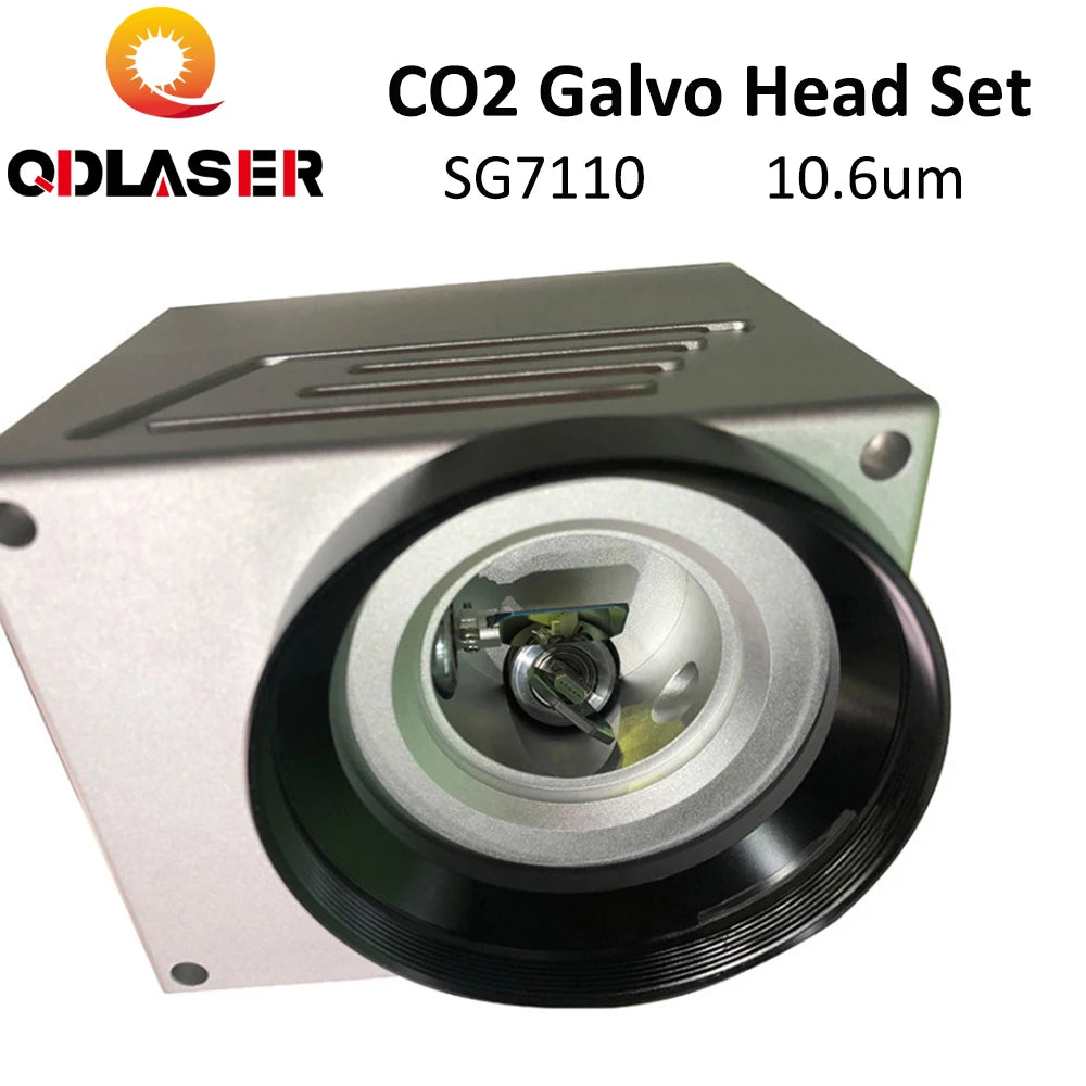 QDLASER CO2 Galvo Head and Fiber Galvo Scanning Head SG7110 for Laser Marking Machine