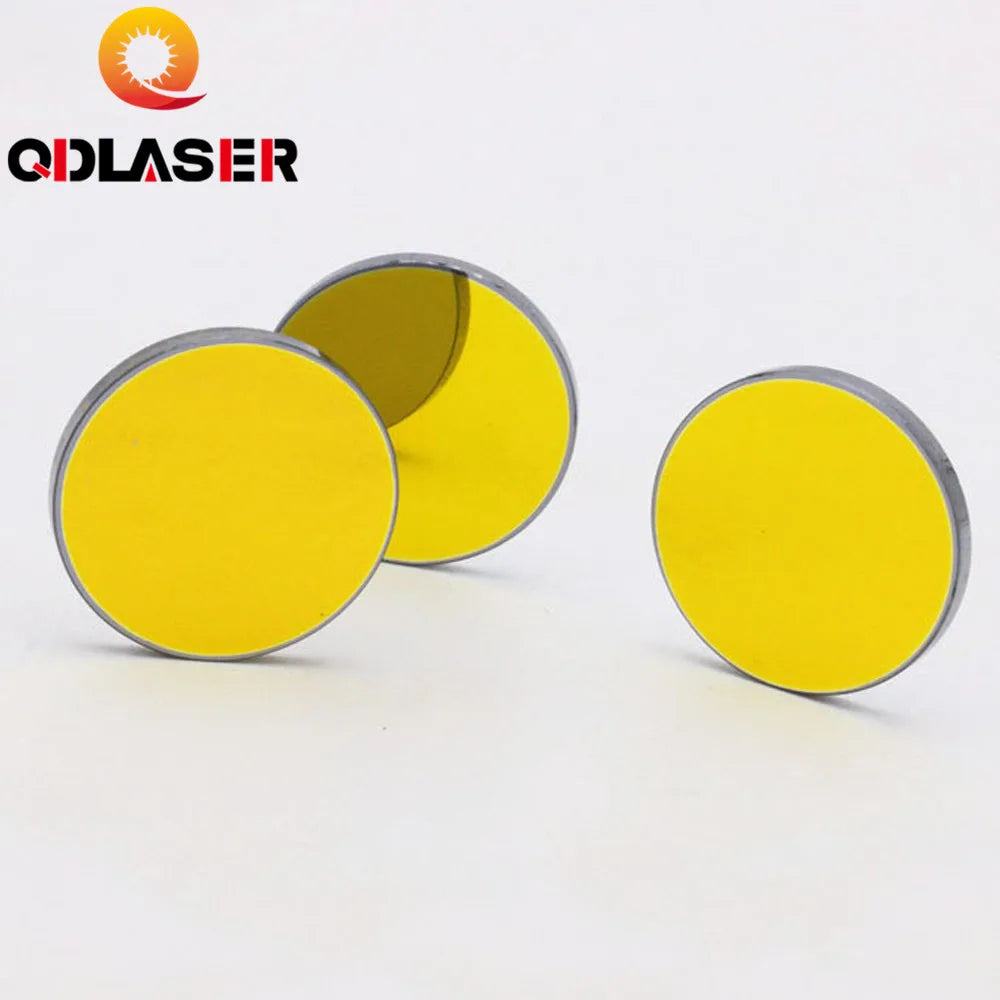 QDLASER Co2 Laser Reflect Mirrors 25mm for Laser Engraving and Cutting Machine