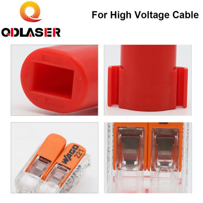 Yongli Male Female High Voltage Connector For Battery Helicopter DIY Laser Tube CO2 Cutting Machine