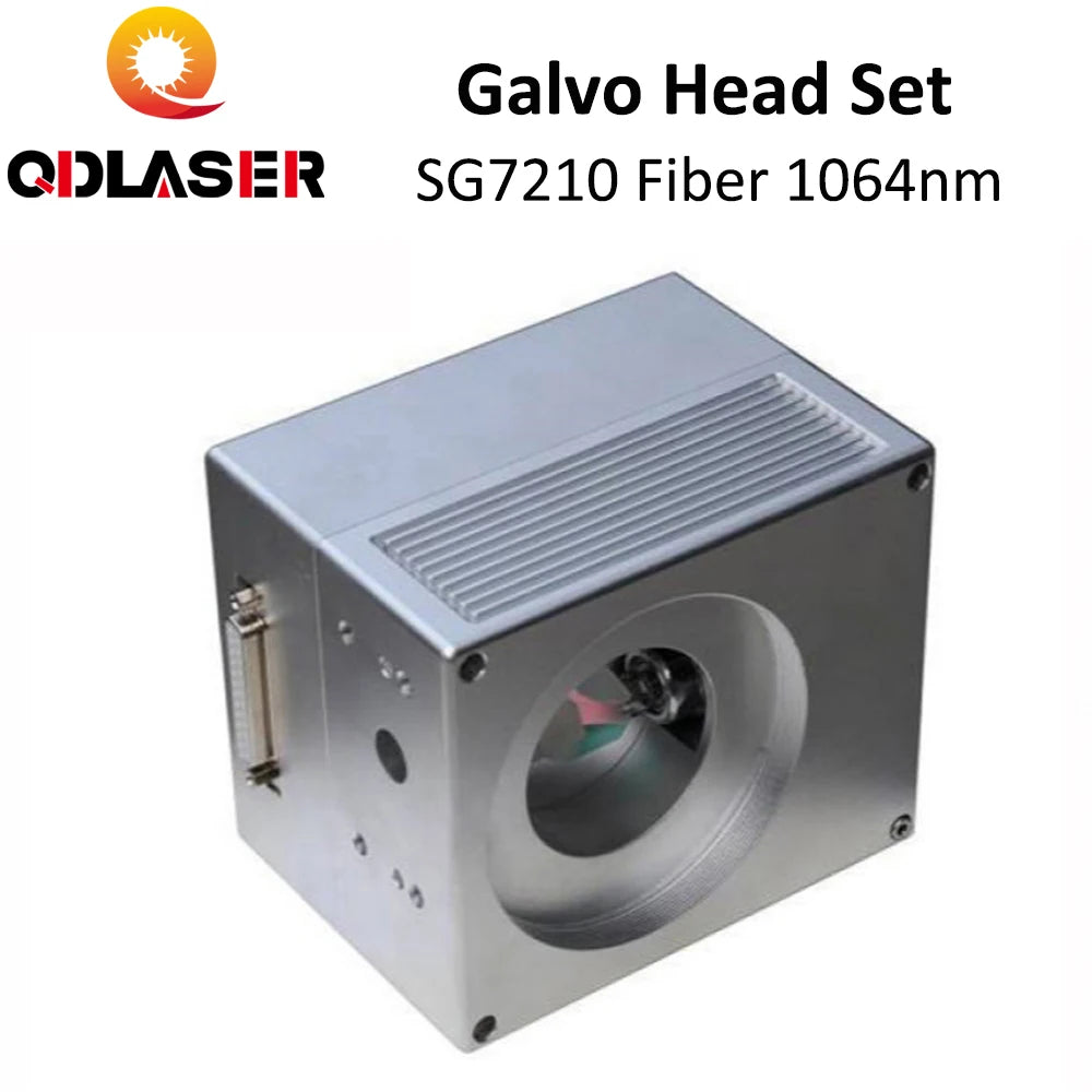 QDLASER Fiber Galvo Scaning Head Galvanometer SG7210 Red Dot for Laser Marking Machine