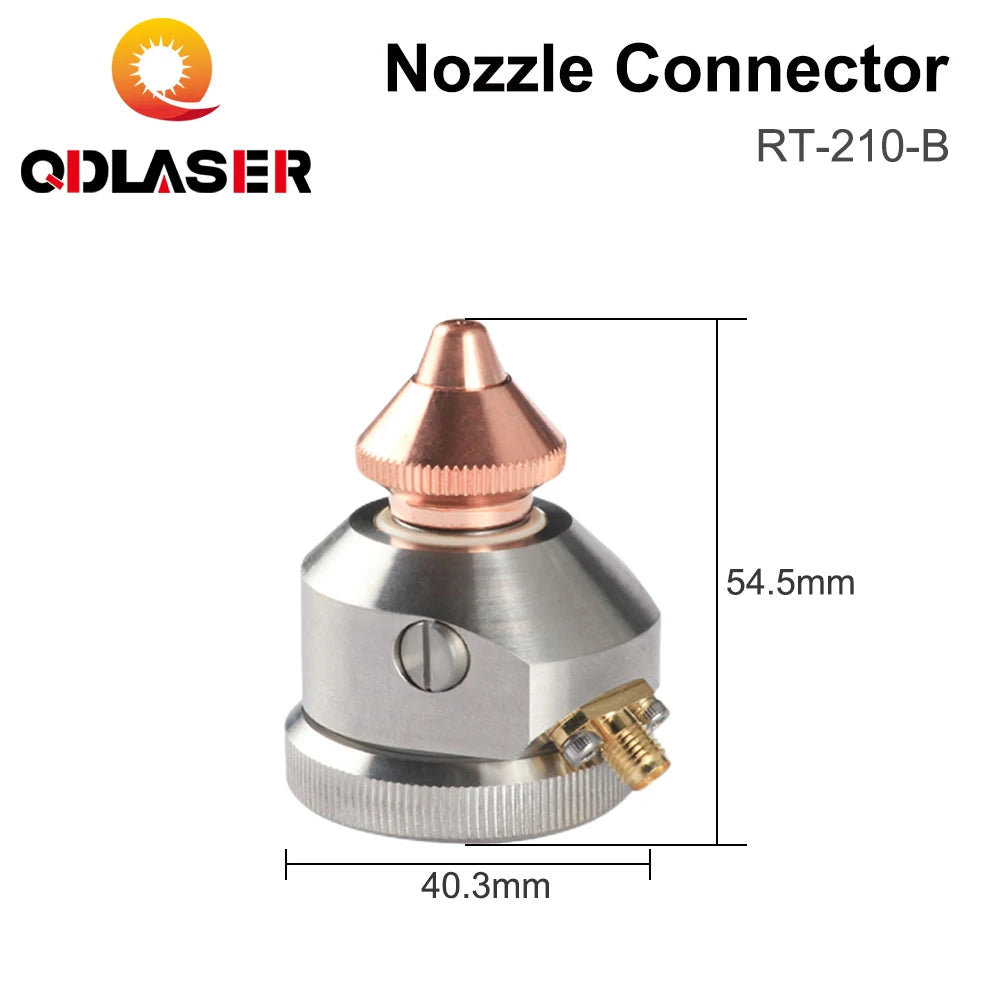 QDLASER Laser Nozzle Connector BT210S Ceramic Sensor Part for Raytools Laser BT210 Laser Head Nozzle Connection