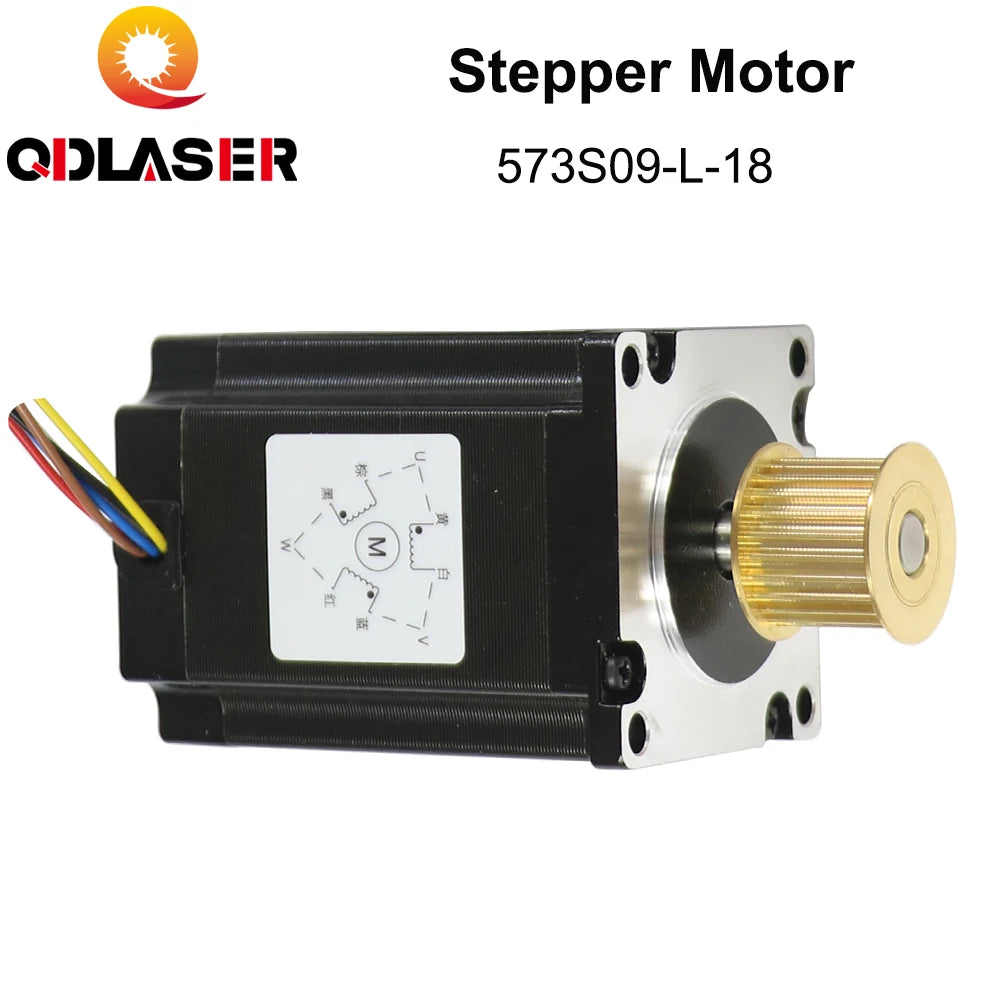 QDLASER Leadshine 3-Phase Stepper Motor 573S09-L-18