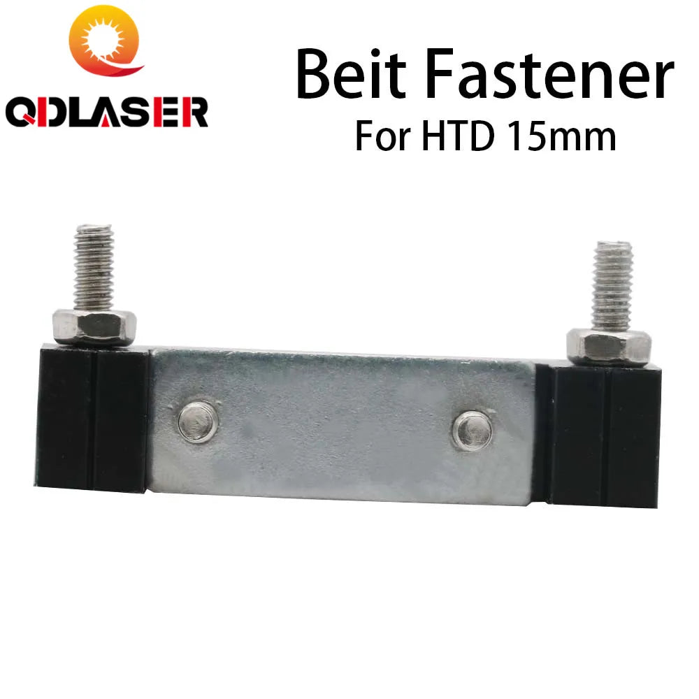 QDLASER Laser Mechanical Parts Belt Fastener for HTD-3M 15mm Timing Belt Co2 Laser Engraving and Cutting Machine
