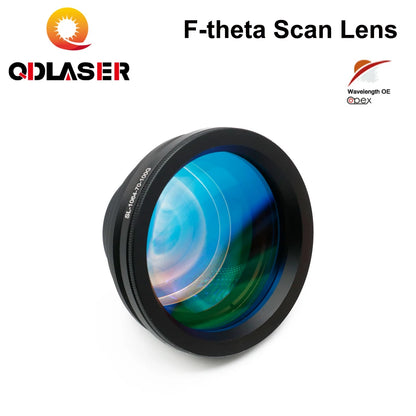 QDLASER F-theta Scan Lens for 1064nm YAG Fiber Laser Galvo System 70X70 150X150 300X300 Scanner Field Opex Fiber Focus Lens
